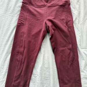 Victoria's Secret Burgundy Leggings